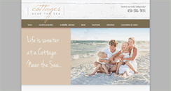 Desktop Screenshot of cottagesnearthesea.com